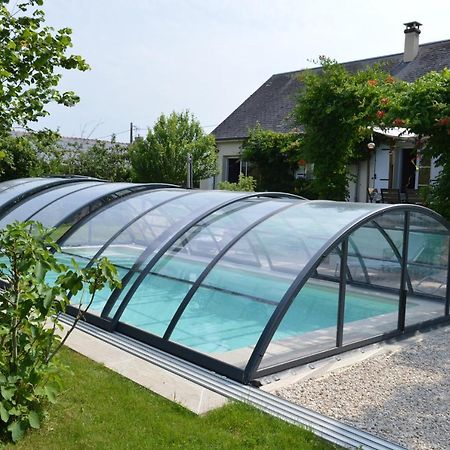 Au Coeur Du Bien-Etre, Chalet Avec Piscine Chauffee Et Couverte, Spa, Sauna, Massages Monteaux المظهر الخارجي الصورة